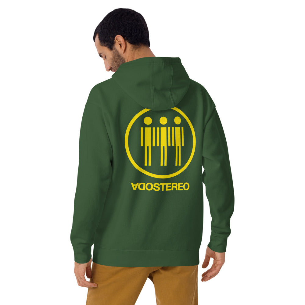 Hoodie Soda Stereo - Modelo masculino espalda 2