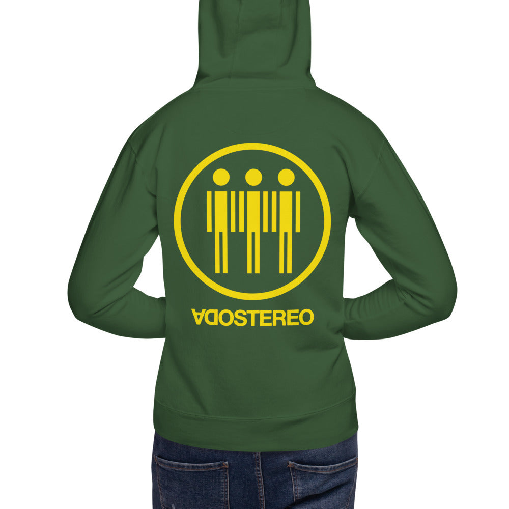 Hoodie Soda Stereo - Modelo masculino espalda