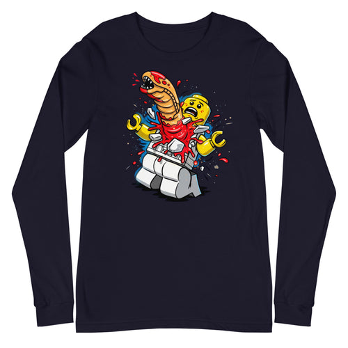 Manga larga Alien Brick Astronaut Surprise - Plano