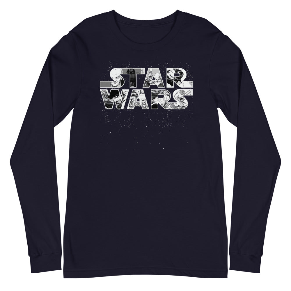 Manga larga Anime Star Wars - Plano