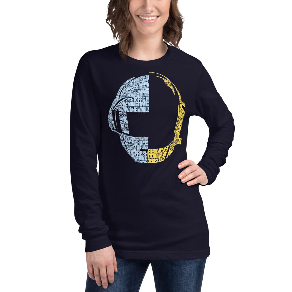 Manga larga Daft Punk - Modelo femenina
