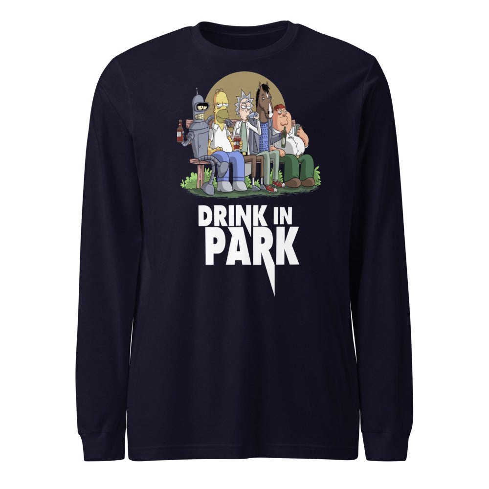 Manga larga Drink in Park - Frente