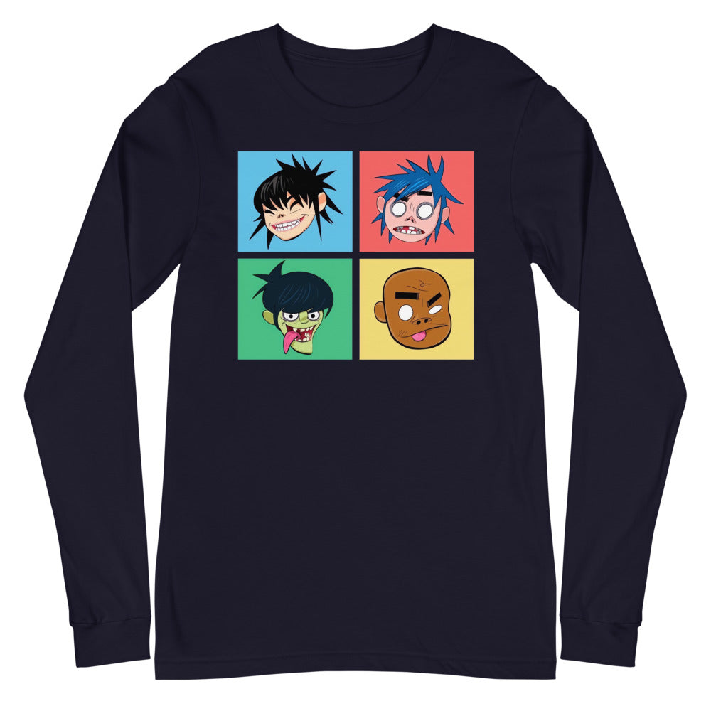 Manga larga Gorillaz Pop Art - Plano