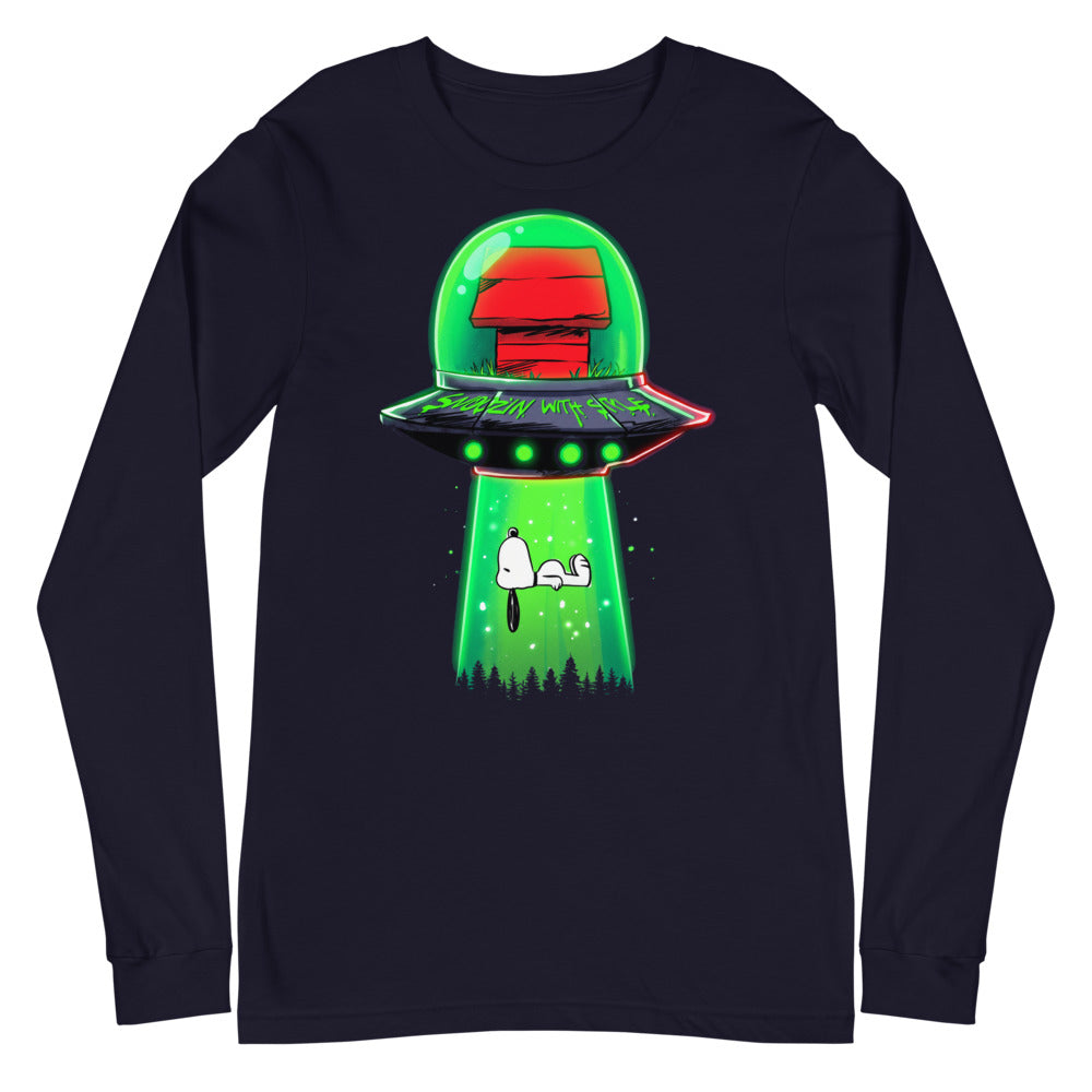 Manga larga Snoopy UFO Snoozin With Style - Plano