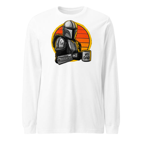 Manga larga #1 Dad Mandalorian - Frente