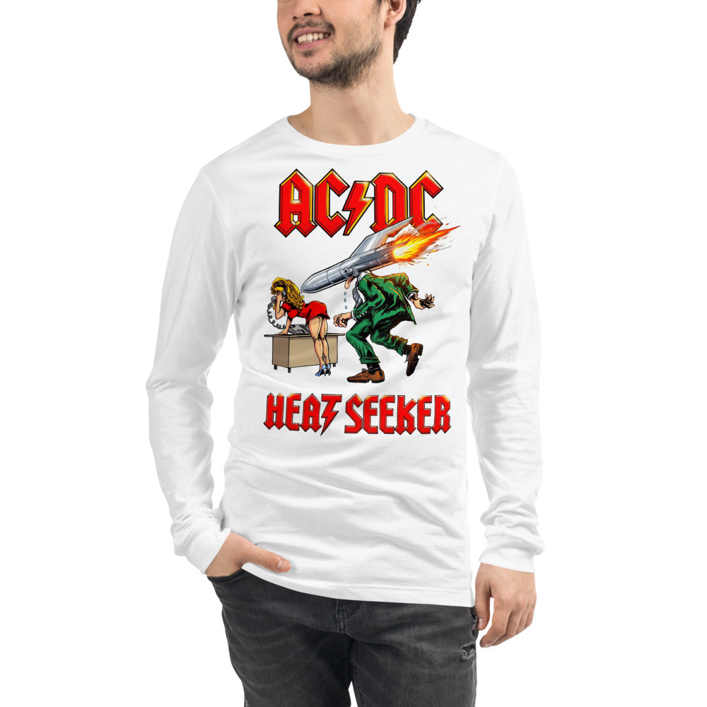 Manga larga ACDC Heat Seeker Missile - Modelo masculino