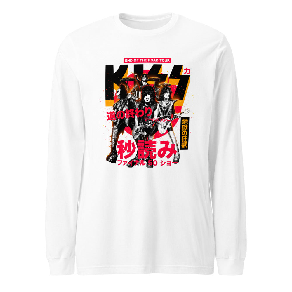 Manga larga KISS End Of The Road Tour Kanji - Frente