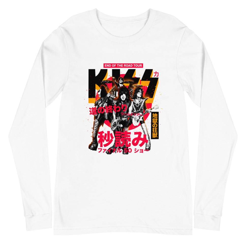 Manga larga KISS End Of The Road Tour Kanji - Plano