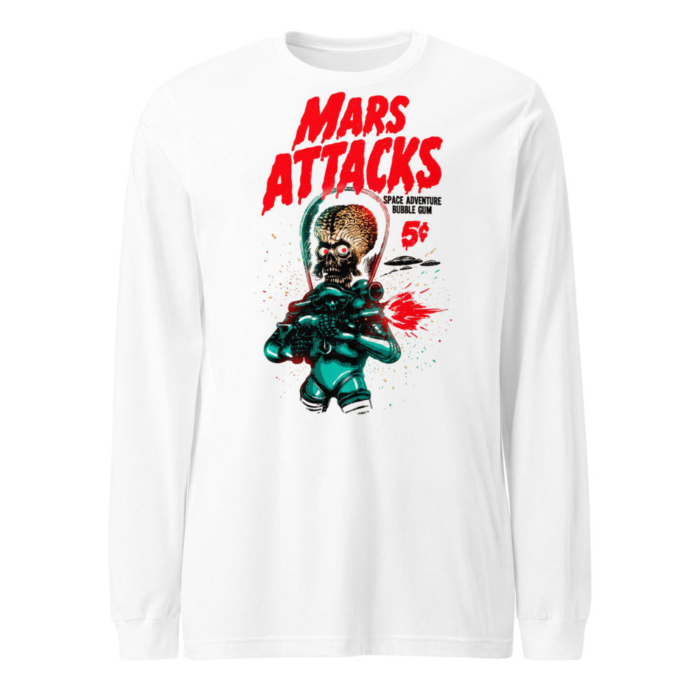 Manga larga Mars Attacks Space Adventure Bubble Gum - Frente
