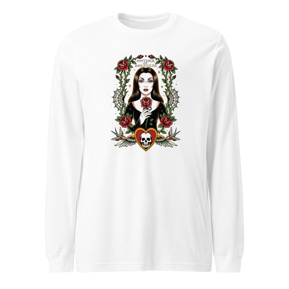 Manga larga Mother Of Darkness Gothic Woman Skull Heart - Frente