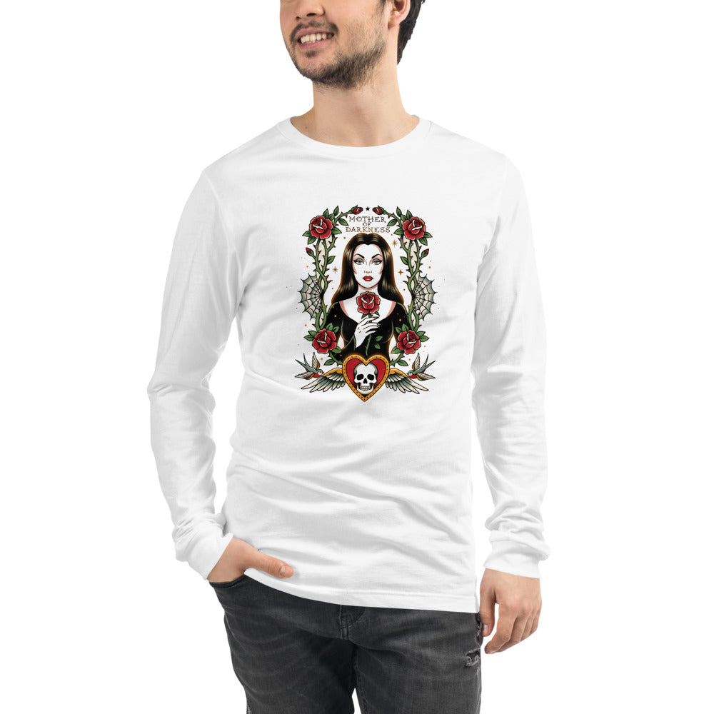 Manga larga Mother Of Darkness Gothic Woman Skull Heart - Modelo masculino