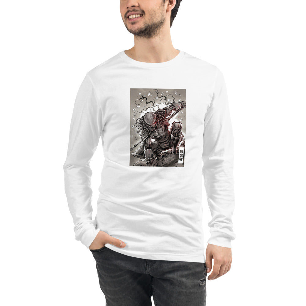 Manga larga Predator Sumi e Ink Hunter - Modelo masculino