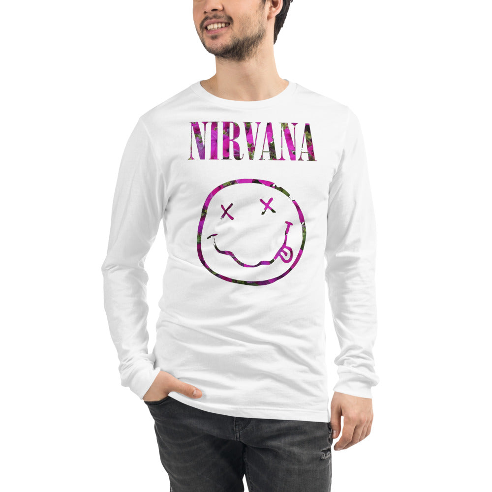Manga larga Psychedelic Nirvana - Modelo masculino
