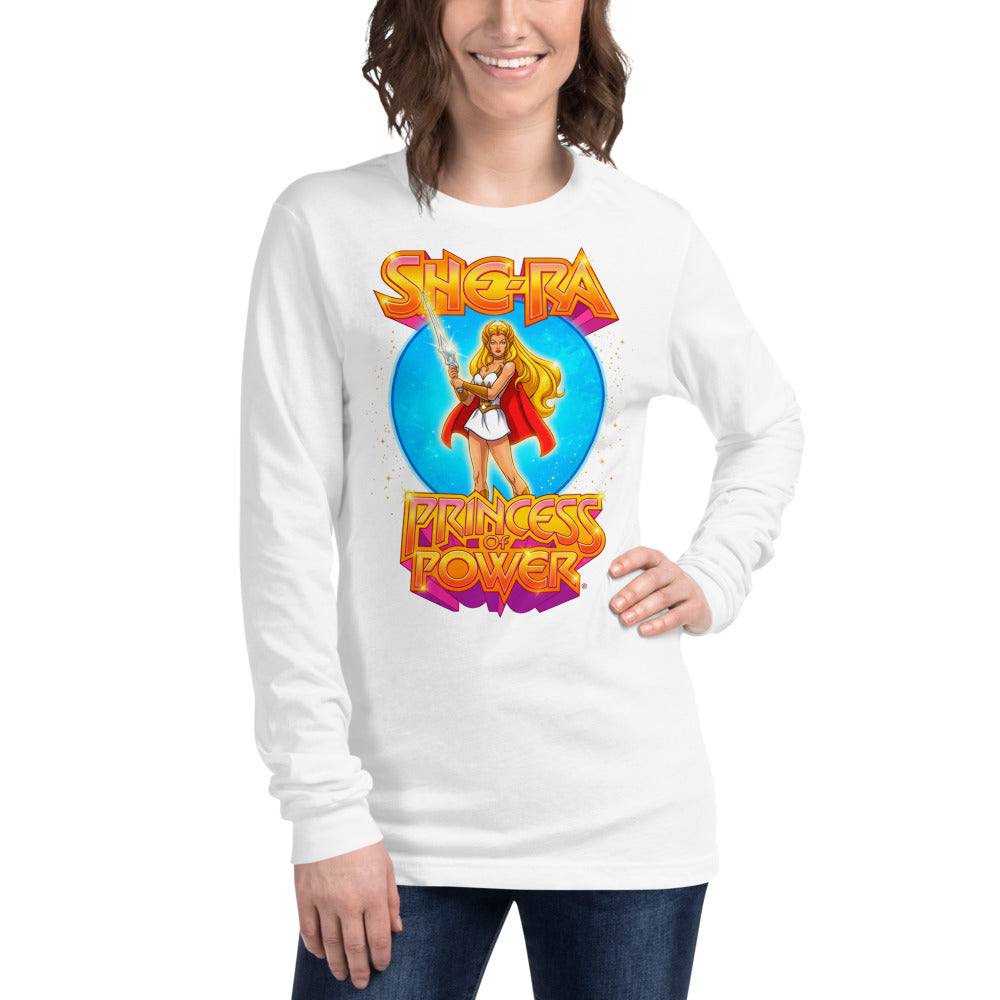 Manga larga She-Ra Princess Of Power Starry Blue Circle - Modelo femenina