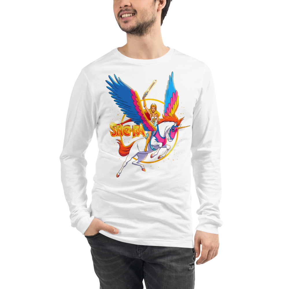 Manga larga She-Ra Swift Wind Rainbow Wings - Modelo masculino