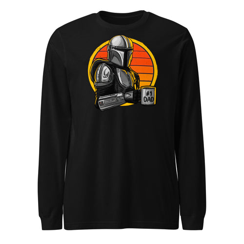 Manga larga #1 Dad Mandalorian - Frente