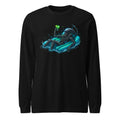 Manga larga Alien Xenomorph Pool Float Green Cocktail - Frente