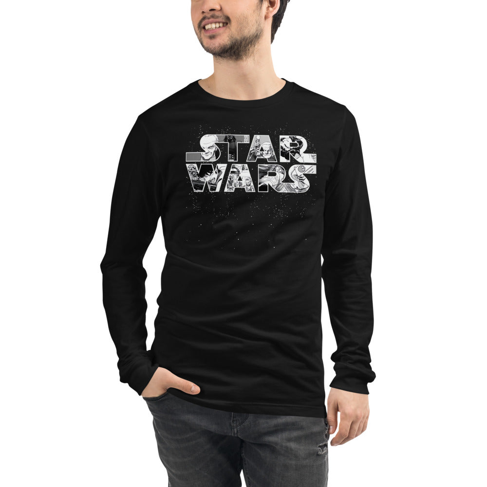 Manga larga Anime Star Wars - Modelo masculino