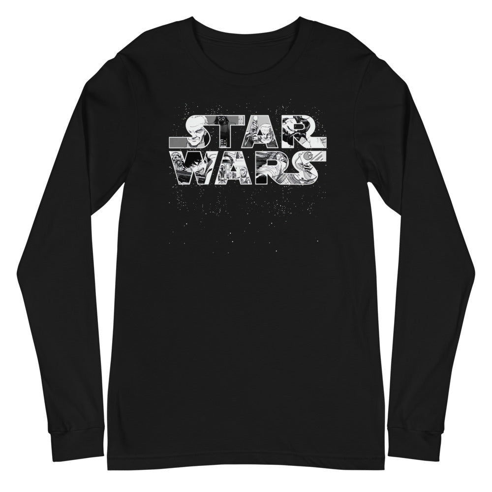 Manga larga Anime Star Wars - Plano