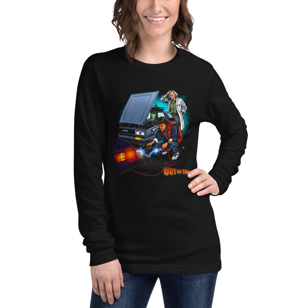 Manga larga Back To The Future Out Of Time Jumpstart - Modelo femenina