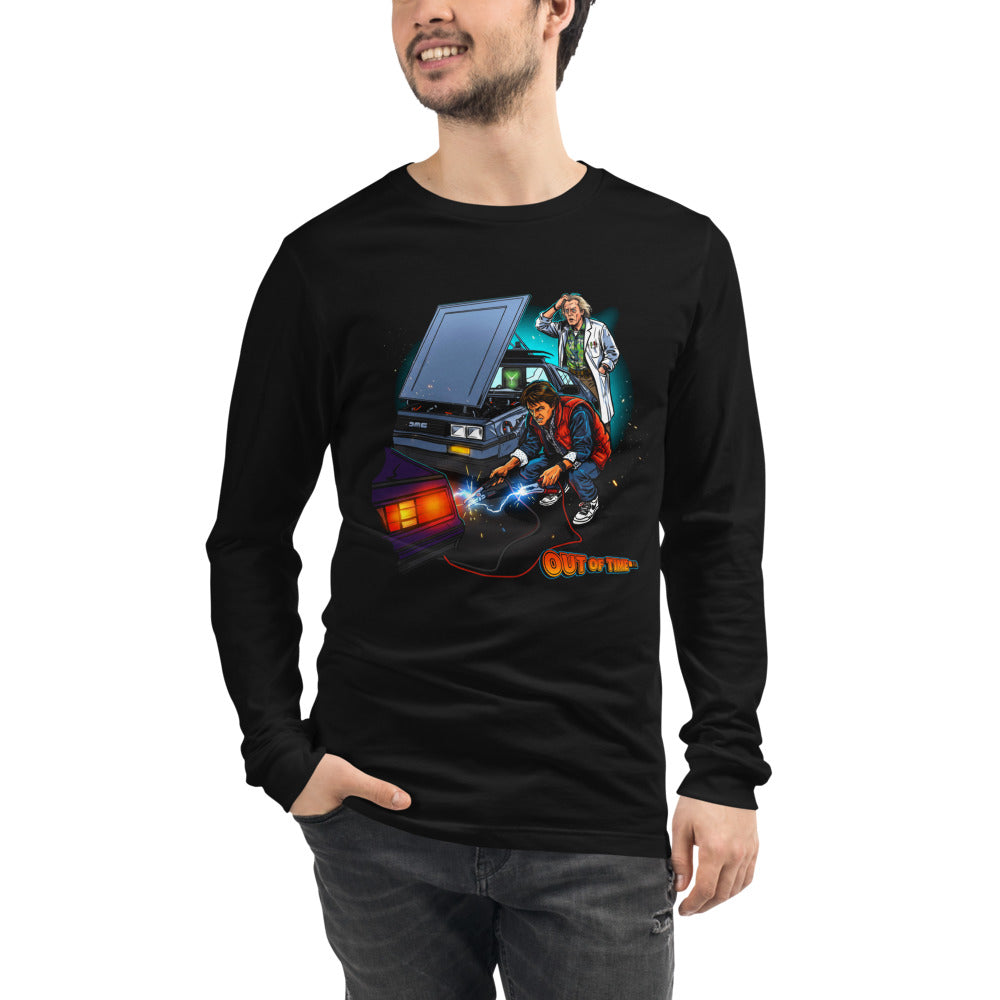 Manga larga Back To The Future Out Of Time Jumpstart - Modelo masculino