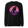 Manga larga Bigfoot UFO Retro Sunset - Frente