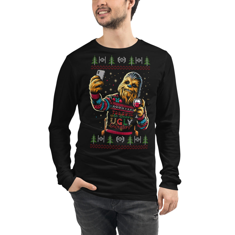 Manga larga Chewie Holidays - Modelo masculino