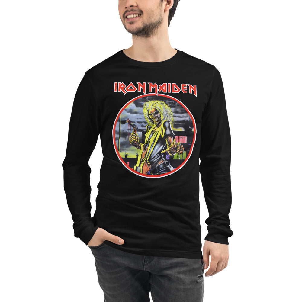 Manga larga Classic Albums: Iron Maiden - Modelo masculino