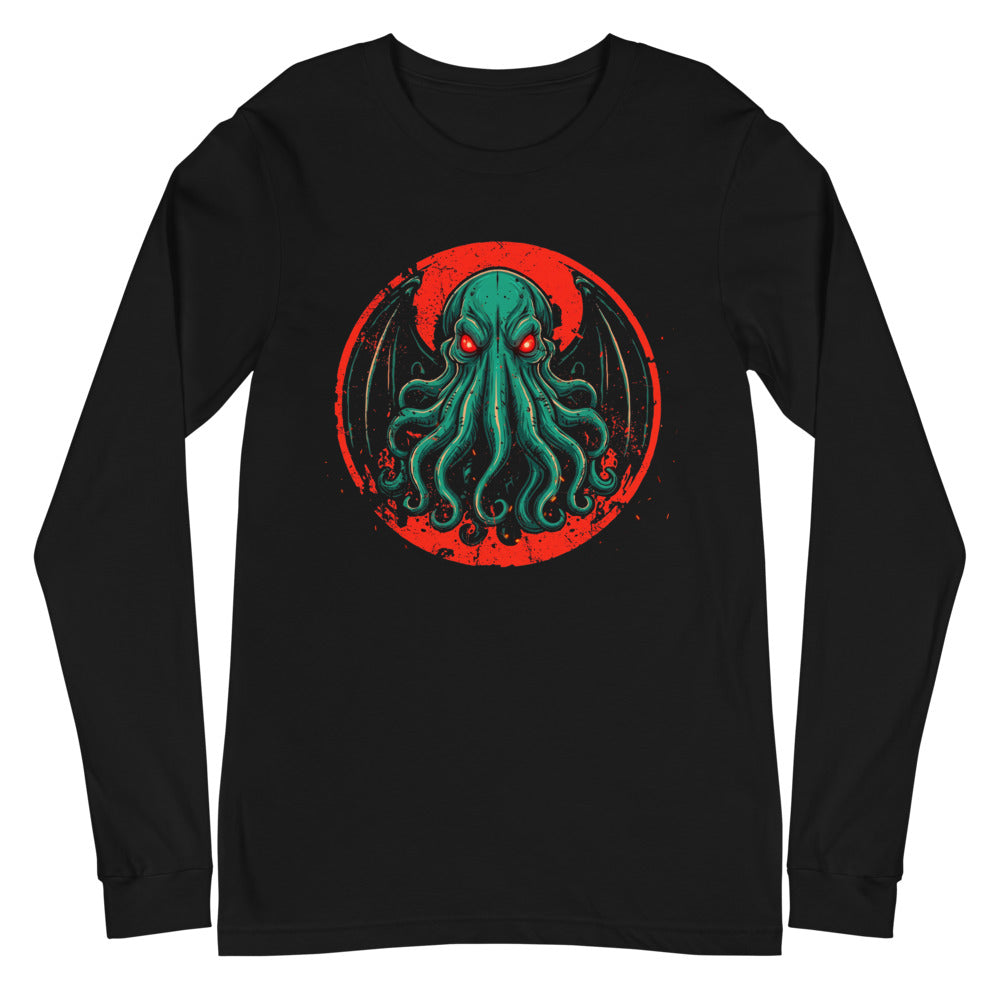 Manga larga Cthulhu Red Eyes Bat Wings - Plano
