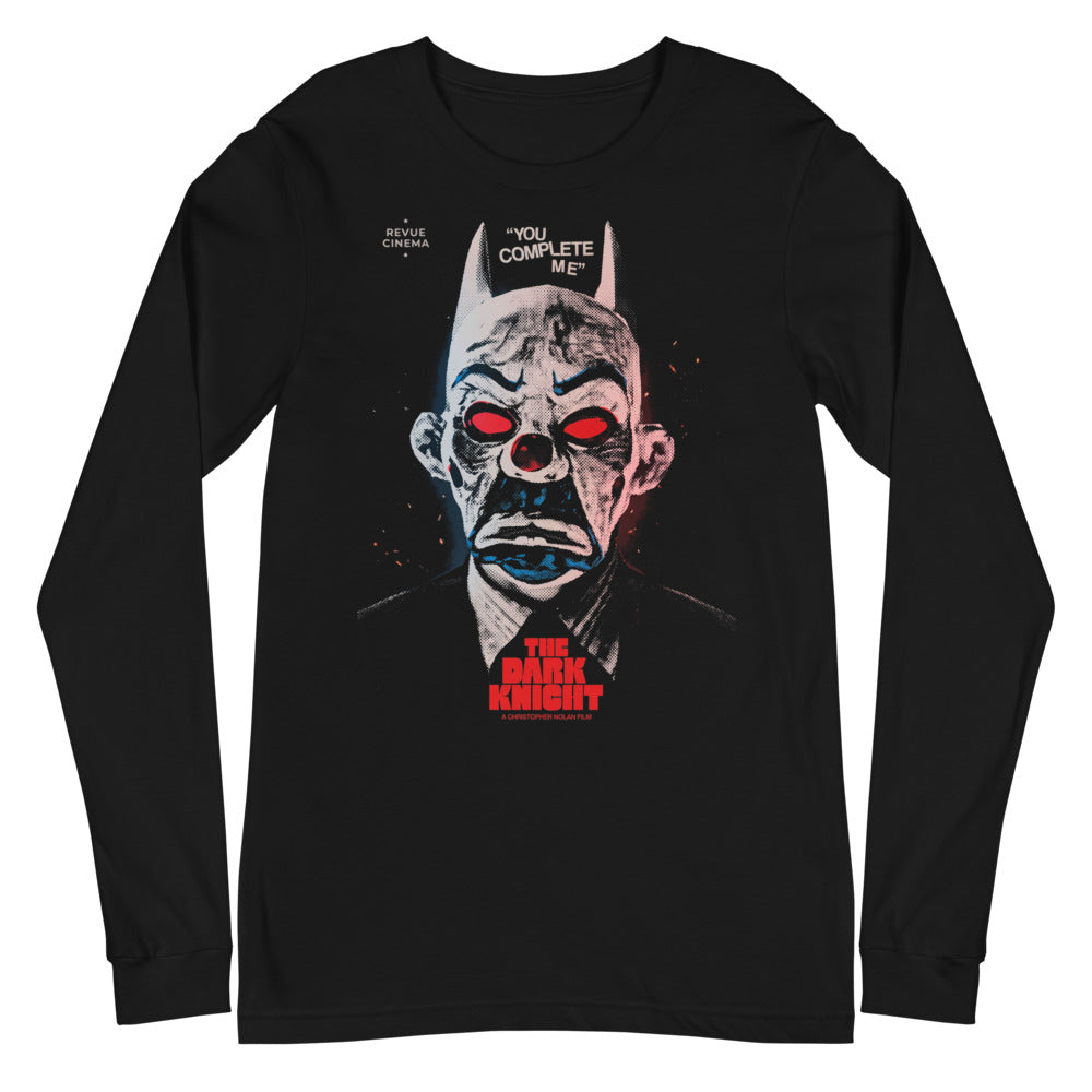 Manga larga Dark Knight Joker Clown Mask - Plano