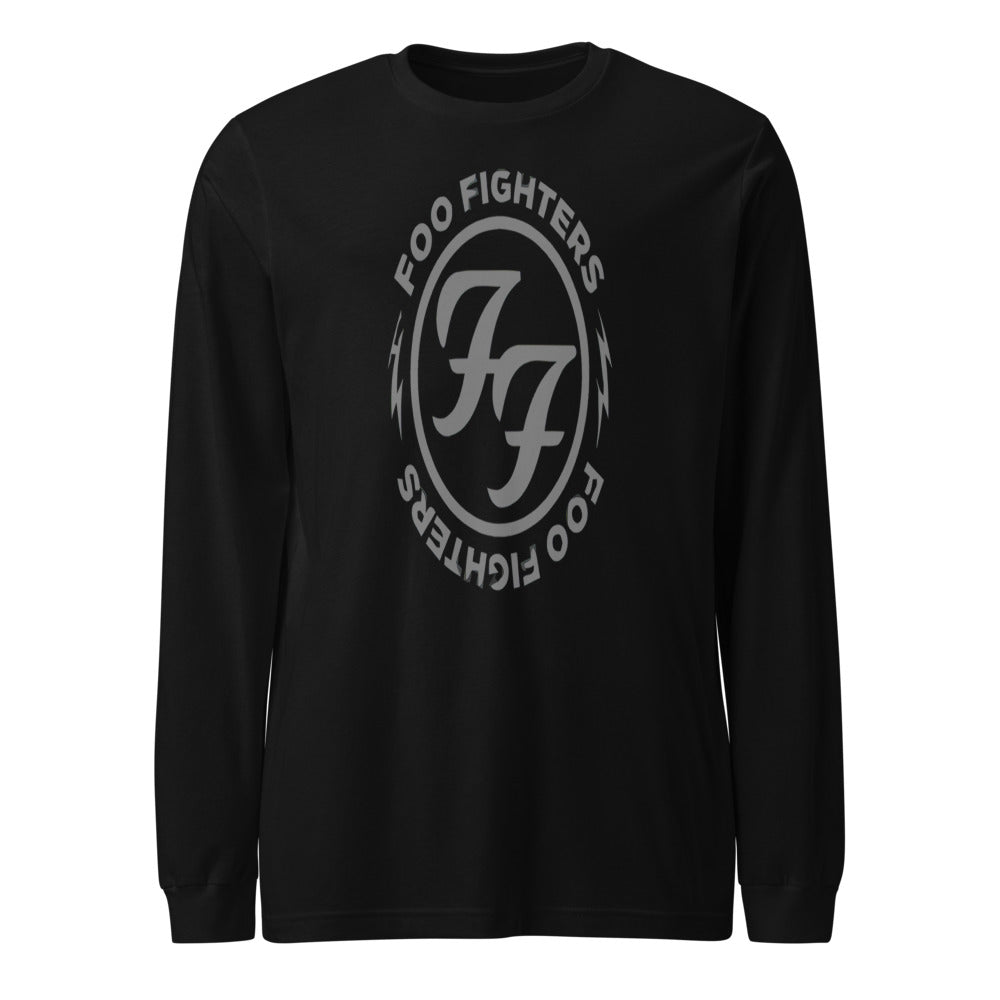 Manga larga Foo Fighters Silver - Frente