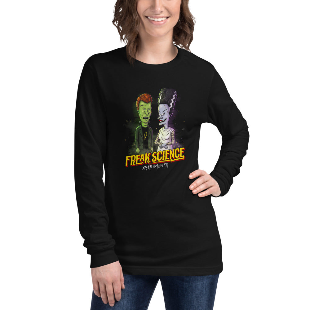 Manga larga Freak Science Xperiments Frankenstein Bride - Modelo femenina
