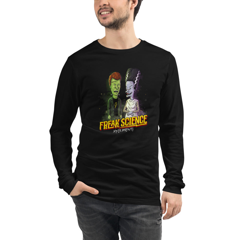 Manga larga Freak Science Xperiments Frankenstein Bride - Modelo masculino