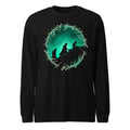 Manga larga Frodo Sam Gollum One Ring Script Green Glow - Frente