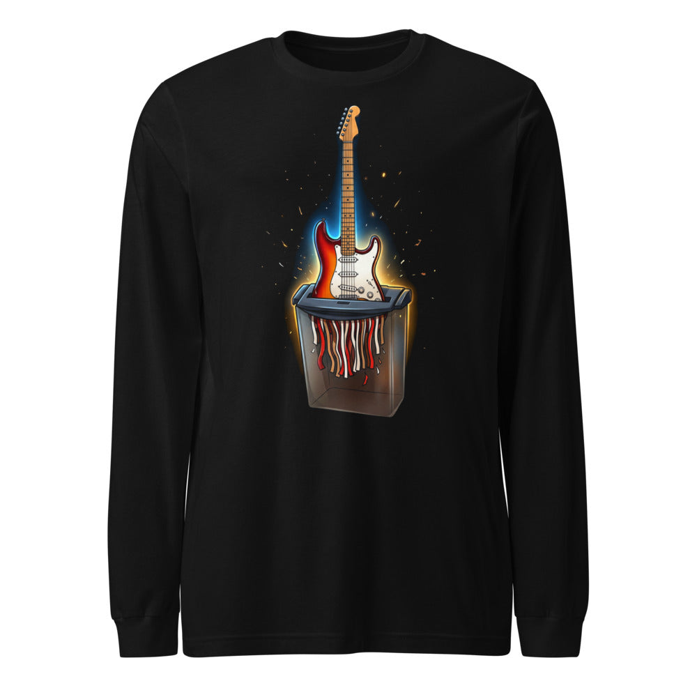 Manga larga Guitar Shredder Sunburst Paper Shredder - Frente