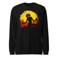 Manga larga Halloween Pumpkin Scarecrow Moon - Frente