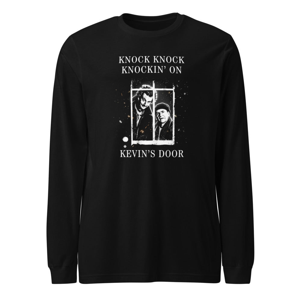 Manga larga Home Alone Knock Knock Kevin Door - Frente