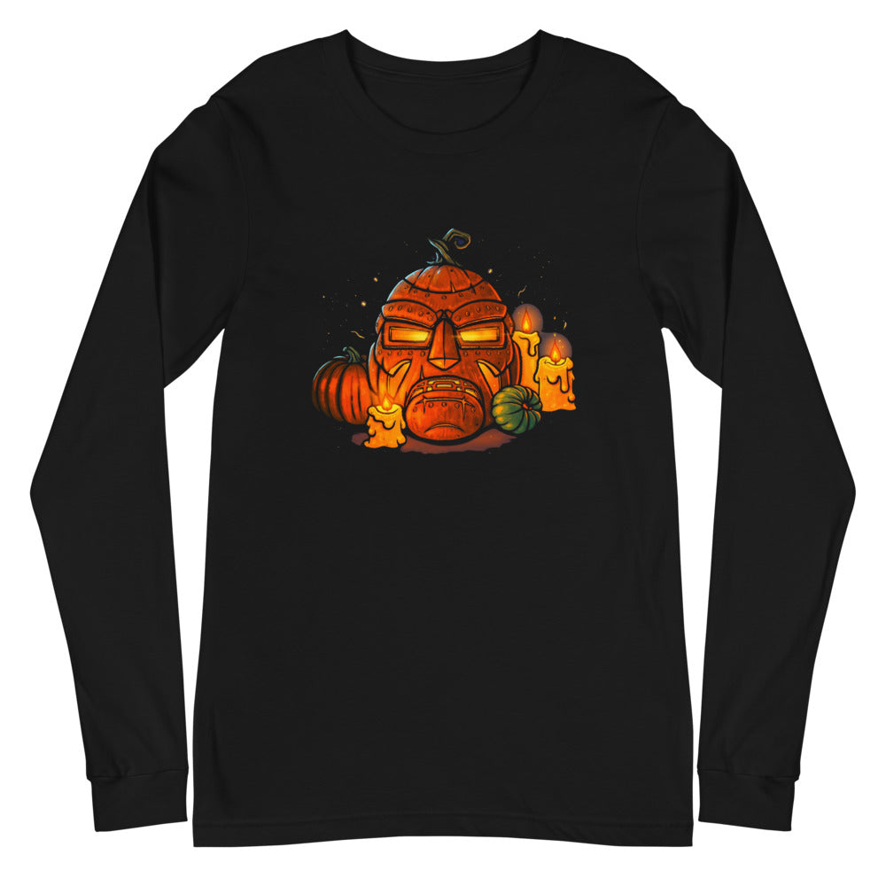 Manga larga Iron Mask Jack O Lantern Candles - Plano
