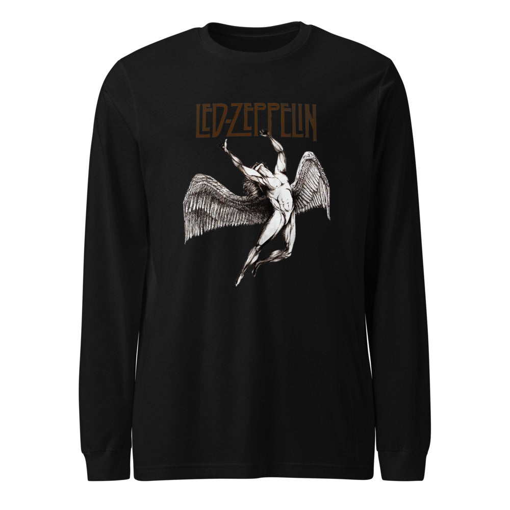 Manga larga Led Zeppelin Angel - Frente