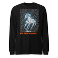 Manga larga More Human Than Human Geometric Unicorn - Frente