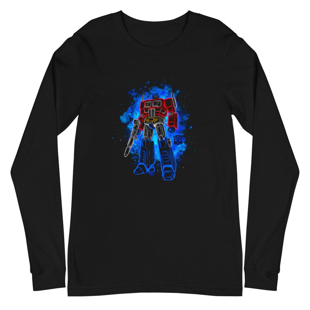 Manga larga Optimus Prime Neon Outline Nebula - Plano