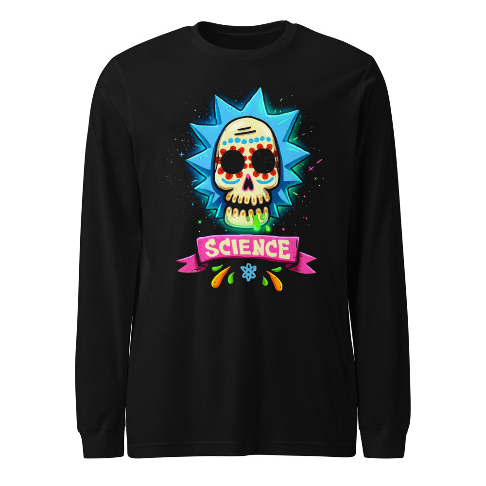 Manga larga Rick Sanchez Sugar Skull Science - Frente