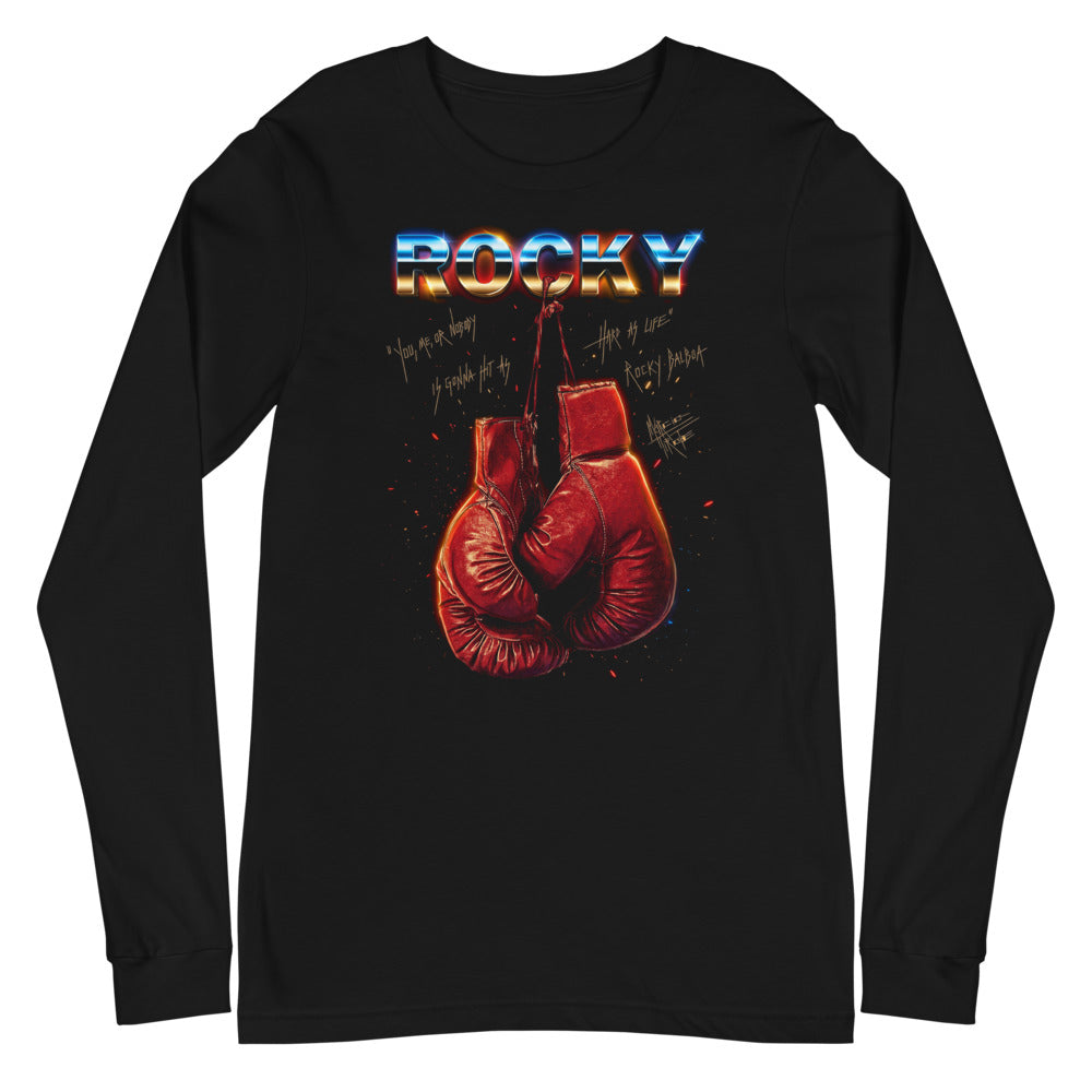Manga larga Rocky Balboa Hard As Life Boxing Gloves - Plano