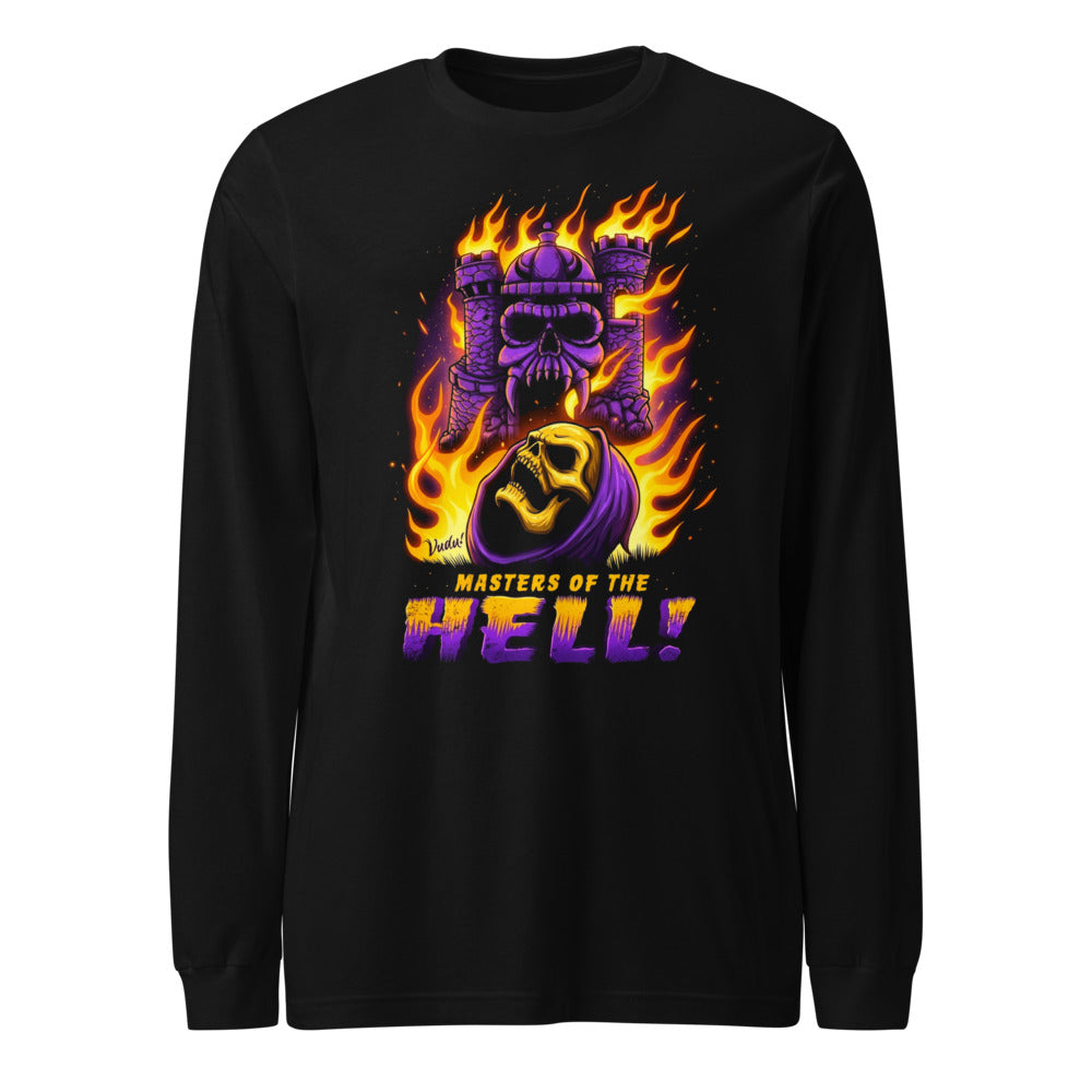 Manga larga Skeletor Castle Grayskull Flames - Frente