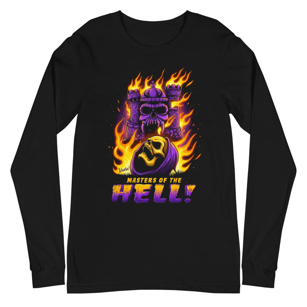 Manga larga Skeletor Castle Grayskull Flames - Plano