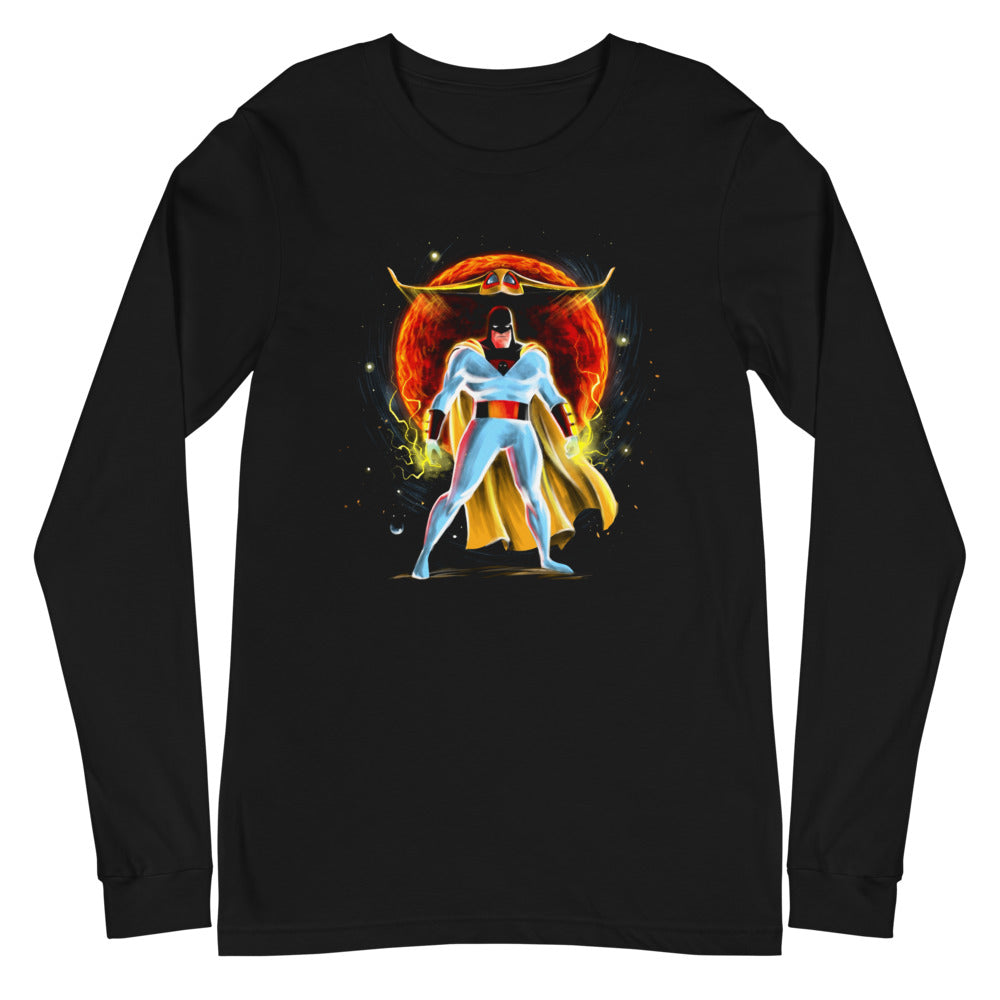 Manga larga Space Ghost Red Sun Cosmic - Plano
