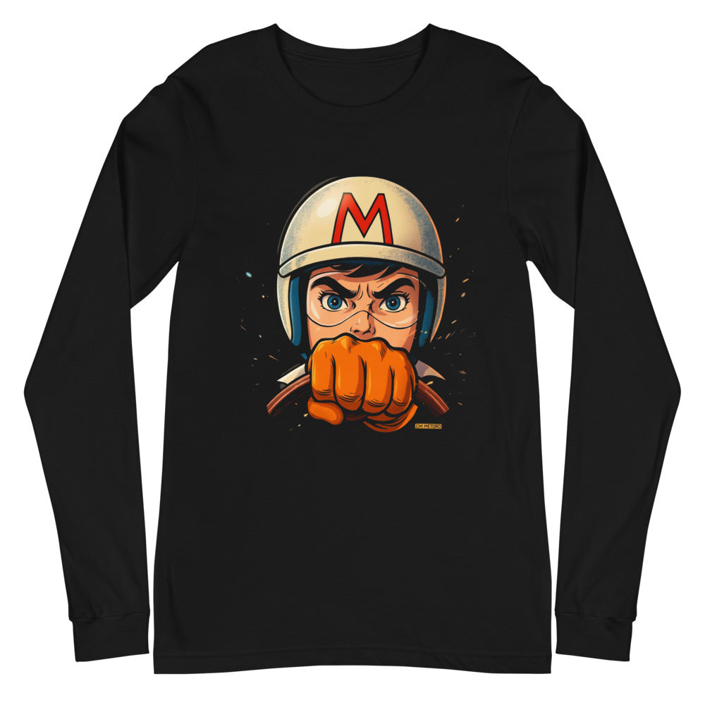 Manga larga Speed Racer Helmet Fist - Plano