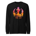Manga larga Star Wars Rebel Emblem Death Star Sunset - Frente