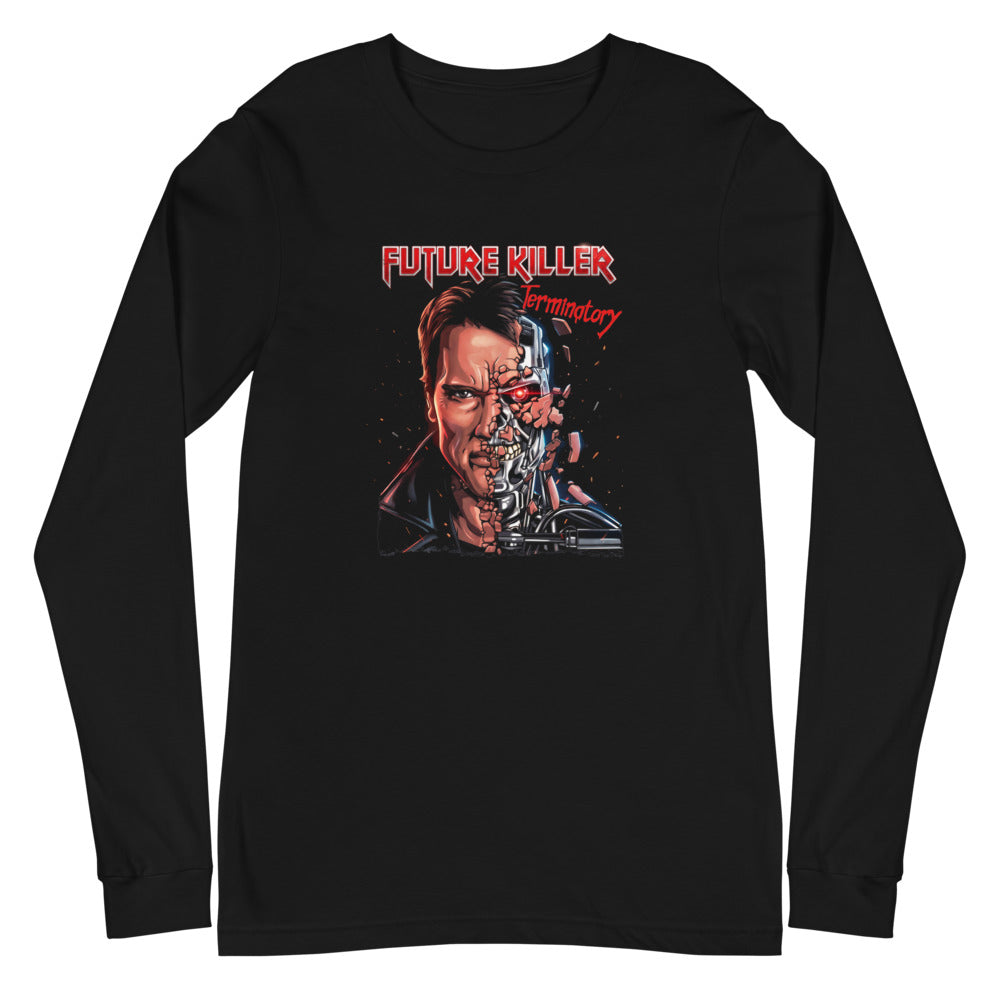Manga larga Terminator Half Face Heavy Metal - Plano