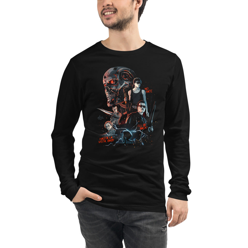 Manga larga Terminator No Fate Hasta La Vista - Modelo masculino